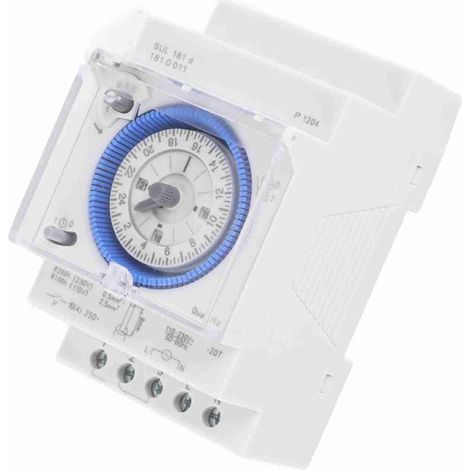 Mechanische Zeitschaltuhr, 15-minuten-intervalle, Robuste Elektrische Zeitschaltuhr Sul181d Für Warmwasserbereiter, Straßenlaternen, Bewässerung, Büro, Wassersteuerung