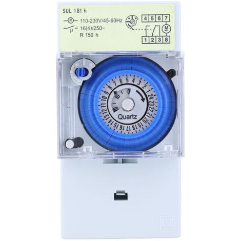 Mechanischer 24-stunden-timer – 16-a-quarzmotor – Ac110-230v-stromversorgung – Automatische Programmierung Für Verschiedene Geräte – 110-230vac