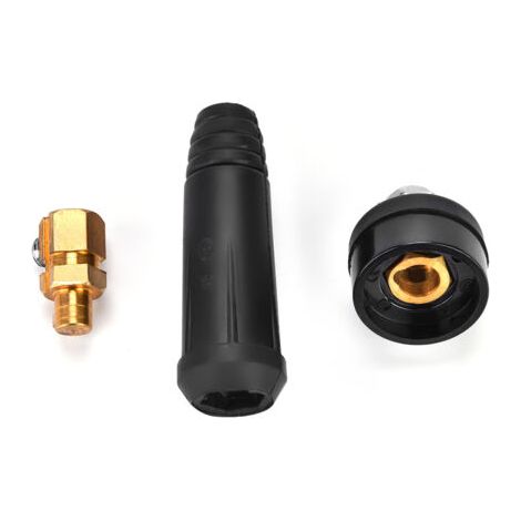 1 Stück Schwarzer Europäischer Stil Schweißkabel-schnellverbinder Dkj10-25 Schnellmontage-adapter