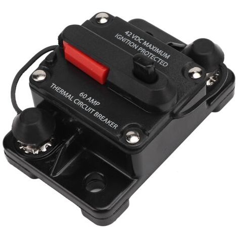 Rückstellbarer Inline-leistungsschalter Für Autoradio-audio, 12 V, 30 A/40 A/60 A, Selbstwiederherstellungssicherung (60 A)