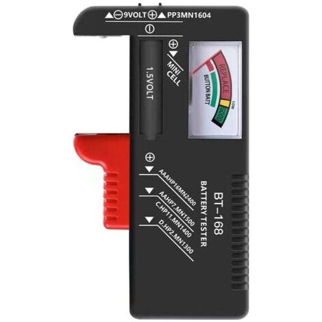 Universeller Batterietester, Batteriespannungsprüfer Für Aa Aaa C D 9v 1,5v Schraubenschlüsselbatterien