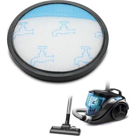 2 Stück Waschbarer Filter Für Rowenta Compact Power Cyclonic Staubsauger, Ersatzfilter Kompatibel Mit Ro3715ea Bis Ro3799ea, Rp3721ea, Mo3718pa Bis Mo3786pa, Tw3724ra Bis Tw3786ra, Effiziente Filtrati