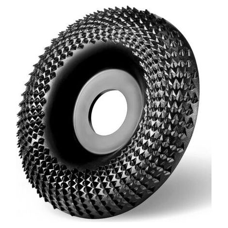 Fächerscheibe Für Schleifmaschine 125 Mm – Manganstahl – Innendurchmesser 22 Mm – Für Holzformung Und Skulptur