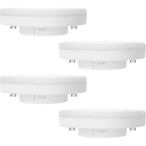 Ampoule Gx53 Led 7w, Neutralweiß 4000k, Nicht Dimmbar, Entspricht 50w Halogen, Ampoule Led Gx53 Spot Für Schränke, Vitrinen, 180°, Ac 220v, 665lm, 4er-set