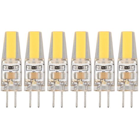 6 Stück 6 W 500 Lm G4 Led-leuchtmittel Cob Silikagel Energiesparlampe Für Deckenleuchte Wandleuchte Tischleuchte 220 V Warmweiß
