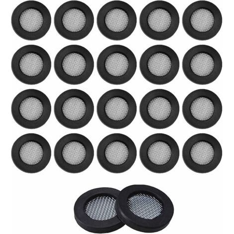 20 Stück Edelstahl-dichtung, Gummi-unterlegscheibe, Netzfilter, Edelstahl-dichtung, Gummi-unterlegscheibe, O-ring-filter