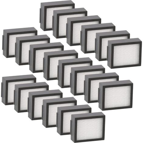 (20 Teile) Hepa-ersatzfilter Kompatibel Mit Irobot Roomba I7 I7+ J7 J7+ Plus I3 I3+ I2 I2+ I1 I1+ I4 I6 I6+ I8 I8+ E5 E6 E7 Evo E I & J Series Zubehör-filterset (pas Pour Combo J7+).