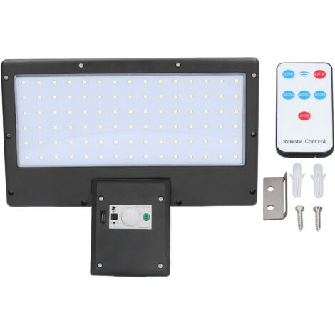 Led-solar-straßenlaterne, 90 Perlen, Ip65, Wasserdichte Außenlampe Mit Sensor Für Den Menschlichen Körper, Für Den Gartenweg