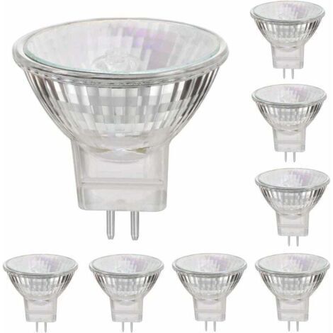 Mr11 12v 35w Halogenlampen Gu4 Spotsockel 2800k Warmweiß, Dimmbar, 8er Pack,