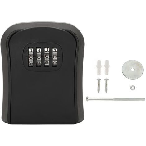 Wasserdichter Abs-schlüsselkasten – 4-stelliges Zahlenschloss – Verschleißfest Und Rostbeständig – 9,6 X 8 X 4,1 Cm
