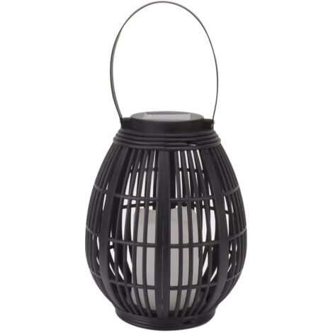Led-solar-gartenlaterne, Außenlaterne, Wasserdicht, Dekorativ, Rattanlampe, Für Terrasse, Weg, Hof