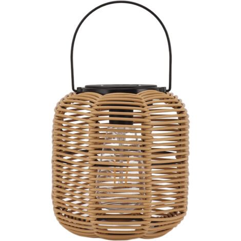 Solar-hängelaterne Für Den Außenbereich, Wolfram, Wasserdicht, Dekorative Rattan-laterne Für Tisch, Terrasse, Garten, Hof, Veranda