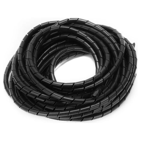 Schwarze Spiralkabeltrommel, Φ8 Mm, 10 Meter, Zur Verkabelung