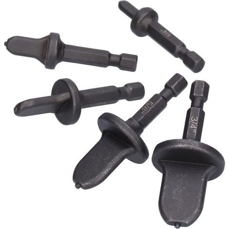 5-teiliges Rohr-expander-set, Sechskantgriff, Rohr-crimp-bits, Kupferrohr, Erweiterungsgerät, Kanal-reibwerkzeug, Klimaanlage, Wartungsteile, 3/4 Zoll, 5 Stück