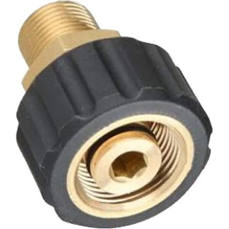 Adapter-anschlussdüse Für Hochdruckreiniger – Länge 5,5 Cm – Robustes Messing – Schnellanschluss Für Zubehör