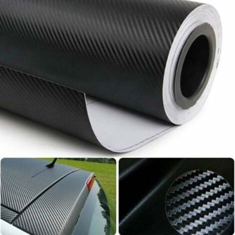 Carbonfaser-aufkleberfolie, 3d-carbonfaser-automobilverpackungsfolie Selbstklebende Autotürschwellen-schutzfolie-fei Yu
