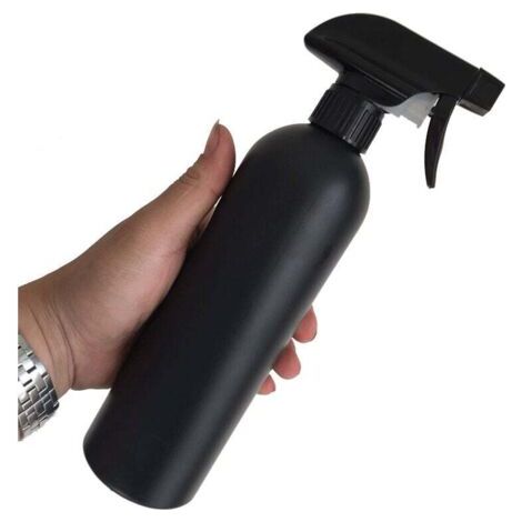 2 × 500 Ml Leere Schwarze Kunststoff-sprühflasche Für Autowaschraum, Wassersprüher, Wassersprüher, Nachfüllbare Sprühflasche
