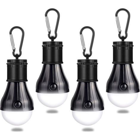 Campinglaterne, 4 X Led, Campinglampe, Wasserdichte Notfall-nachtlampe, Tragbare Taschenlampen Für Camping, Wandern, Angeln