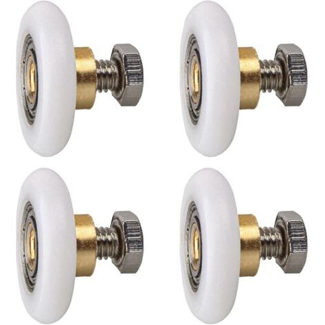 4 Stück (20 Mm) Duschtürrolle, Rollenrolle Für Duschtür, Schieberollen, Tür-ersatzrad Für Rolle