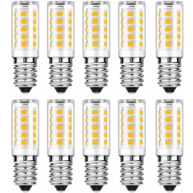 E14 Led-glühbirne, Kaltweiß 6000 K, 5 W Entspricht 50 W Glühlampe, 400 Lm, Nicht Dimmbar, 10 Stück