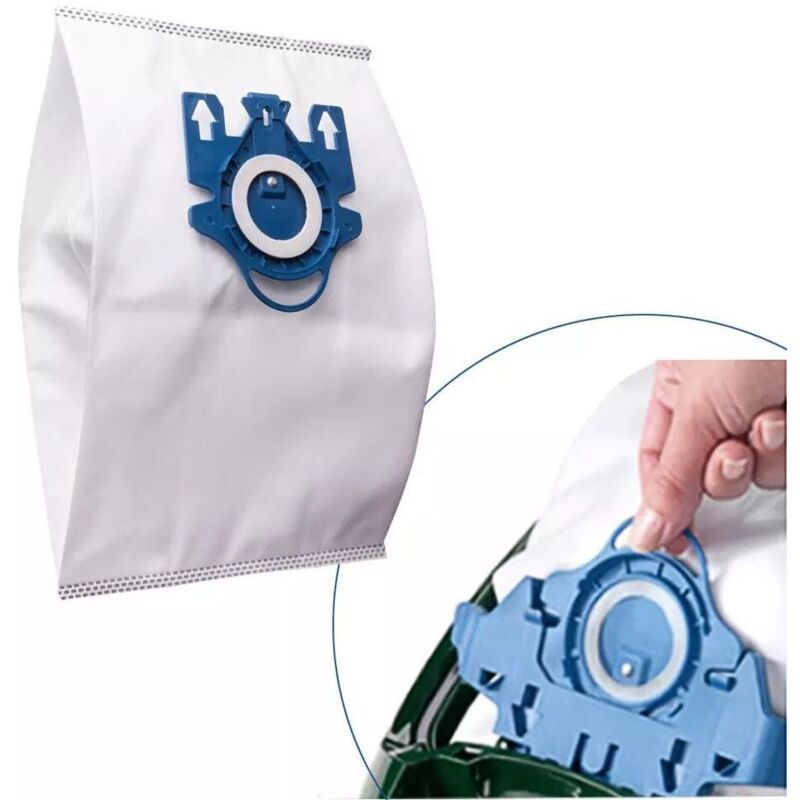 Effizienz-staubsaugerbeutel – Set Mit 10 Beuteln + 6 Filtern – Stoffmaterial Für Optimale Filterung – Geeignet Für Die Modelle C1, C2, C3