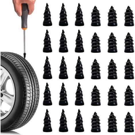 30 Stück Autoreifennägel, Gumminägel Für Die Reifenreparatur, Gumminägel Für Vakuumreifen, Schnellreparaturwerkzeug, Geeignet Für Autos, Motorräder Und Lkws