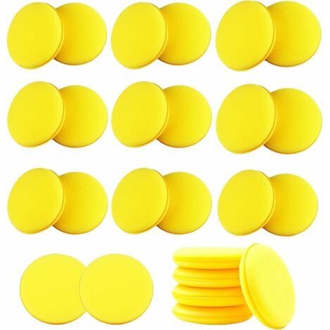 Auto-wachs-applikator-pads, Schaumstoff-applikator-pad, Polier-mikrofaser-schwamm, Auto-wachs-applikator-schwamm, Wachs, Schönheit, Auto, Auto-polierschwamm, Praktisch Für Autos, 25 Stück