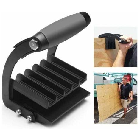 Plattenheber Aus Eisen, Gipskartonheber, Ergonomischer Gorilla-greifer, Plattenstützplatte, Griffplatten Zum Bequemen Heben Von Platten Aus Sperrholz, Schwarz