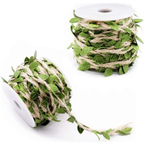 2 Rollen Künstliche Ranken, Weinblätter, Girlandenblätter, Künstliche Blätter, Dekoration Für Hochzeit/party/haus/gartendekoration/diy-bastelgirlande