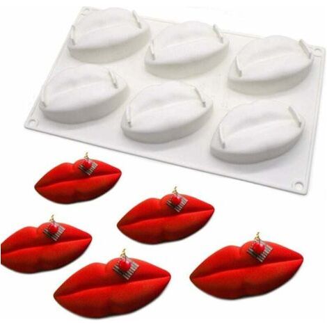 Mousse-kuchenform – Lippenform Mit 6 Löchern – Fei Yu
