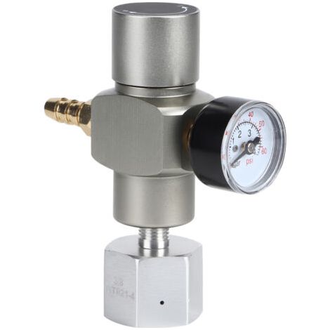 2-in-1 Mini-co2-gasregler, Soda-manometer Mit 3/8 Zoll Auf Tr21.4-adapter
