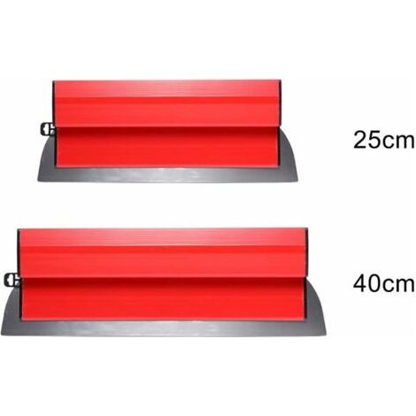 Glättmesser 2 Stück 25 Cm + 40 Cm – Antihaftbeschichtete Klinge Für Präzise Oberflächen – Ergonomischer, Rutschfester Gummigriff
