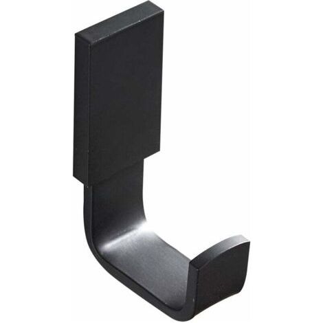 Handtuchhaken Home Robe Hooks Messing Badezimmer Garderobenhaken Wandmontierter Mehrzweckhaken, Mattschwarz - Packung Mit Fei Yu