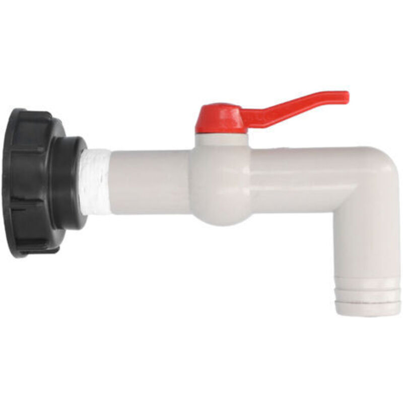 Ibc-tank-wasserhahn-adapter, Wasserrohrverbinder, Gartenzubehör, 90°-wasserhahn-sanitärwerkzeuge, 32 Mm, Grobgewinde-fassverbindung Für Wasserkontrolle