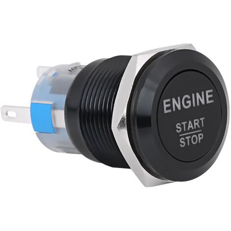 12-v-led-motor-start-stopp-knopfschalter Mit Weißen Leds