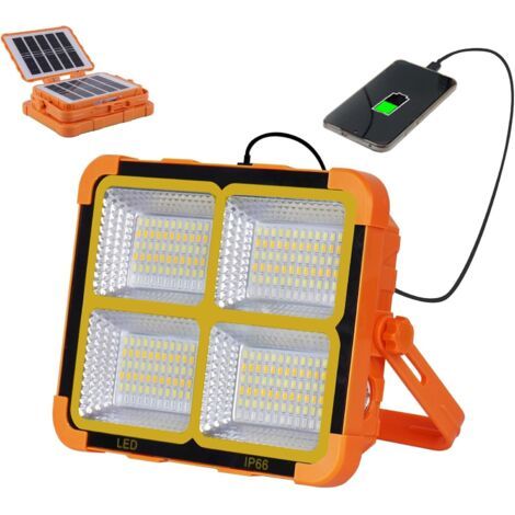 Wiederaufladbare Kabellose Led-baulampe 10 W – 800 Lm – Powerbank