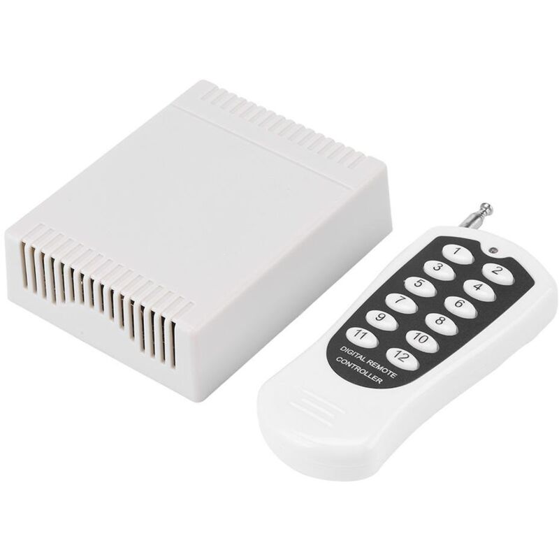 Dc 12v Wireless Rf Schalter 12 Kanal Relais Rf Wireless Fernbedienung Sender Und Empfänger