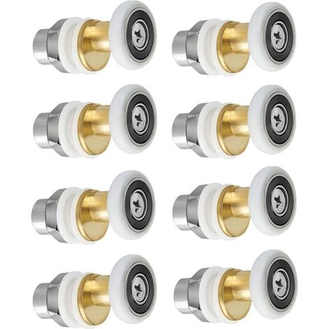 8-teilige Duschabflussstangen, 23 Mm – Nylon Und Kupfer – Einfacher Austausch Gegen Glastüren Von 10–12 Mm – Einfache Installation