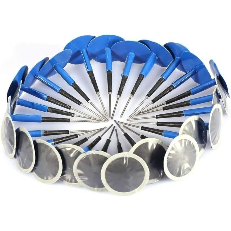 Schlauchloses Reifenreparaturset, 24 Pcs, Universelles Reifenreparaturset Ohne Kammer Für Motorradluft Für Autos, Motorräder, Elektrische Fahrzeuge Usw. (größe: 36 X 4 Mm)