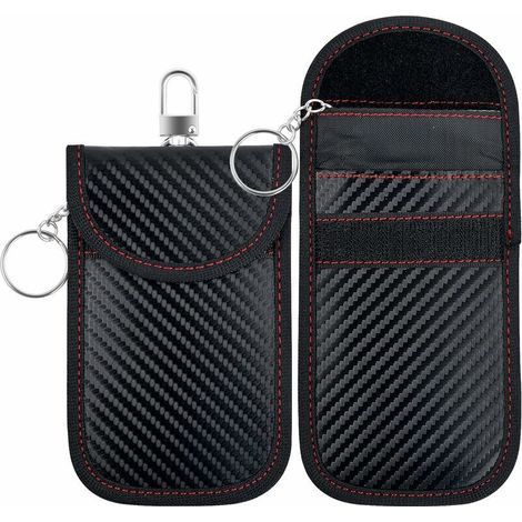 Lot Von 2 Signalblock-faraday-taschen, Schutzbeutel Gegen Autoschlüssel-signale, Rfid-blockierungs-signaltaschen, Faraday-tasche, Schutzbeutel Für Autoschlüssel