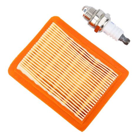 Luftfilter- Und Zündkerzen-service-set Für Stihl Fs120 Fs200 Fs250 Freischneider – Kompatibel Mit 4134 141 0300 – Wartungssparend