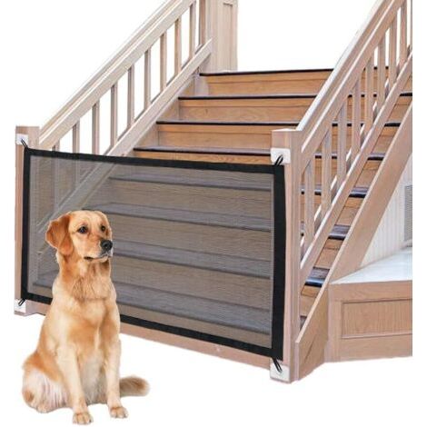Haustierschutzgitter, Babyschutzgitter, Isolationsgitter, Faltbares Treppenschutzgitter Für Hunde, Katzen, Kleinkinder – 180 X 72 Cm