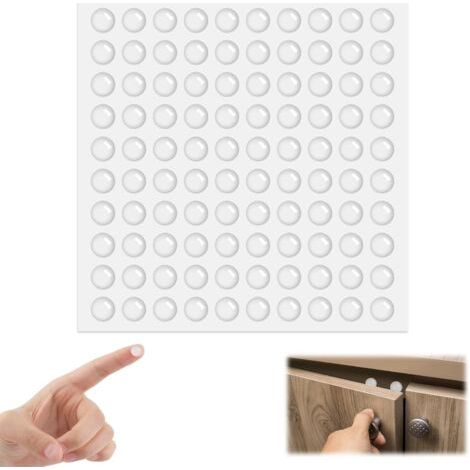 100 Stück Transparente Silikongleiter, Selbstklebende Türpuffer, Schranktürstopper, Gummifüße, Gummischutzstopper, Gummifüße Für Türen Und