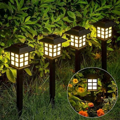 Fei Yu 12er-pack Solarleuchten, Wasserdicht, Für Garten, Landschaft, Weg, Terrasse, Weg, Auffahrt.