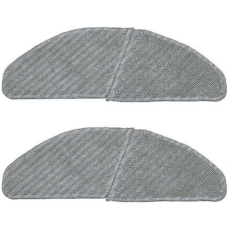 Set Mit 2 Polyester-mopps Für Roboterstaubsauger