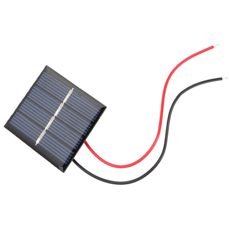 – Packung Mit 2 Polykristallinen Mini-solarmodulen 0,36 W – Für Wissenschaftliche Projekte Und Spielzeug – Größe 42,5 X 48,5 Mm – Gewicht 21 G