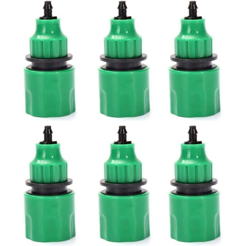 Gartenschlauch-schlauch-einweg-adapter, Wasserhahn-anschlussstück Für Die Bewässerung, 6 Stück