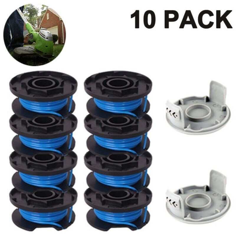 Die Austauschspule Für Tondüsen Umfasst 2 Kompatible Tonkappen Für Ryobi One+ Ac14rl3a 18v, 24v, 40v Tondeusen Ohne Filter, 8 + 2 Pack