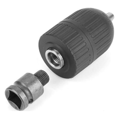 2-13-mm-dreibacken-bohrfutter – 1/4-zoll-sechskantgriff – Kompatibel Mit Schlagbohrmaschinen Und Elektroschraubern