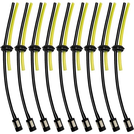 9 Ensembles Universel Filter À Essence Kit, Tuyaux De Carburant Universels, Durite Essence Debroussailleuse En Caoutchouc, Pour Coupe-herbe, Débroussailleuse, Tronconneuse Taille Haie